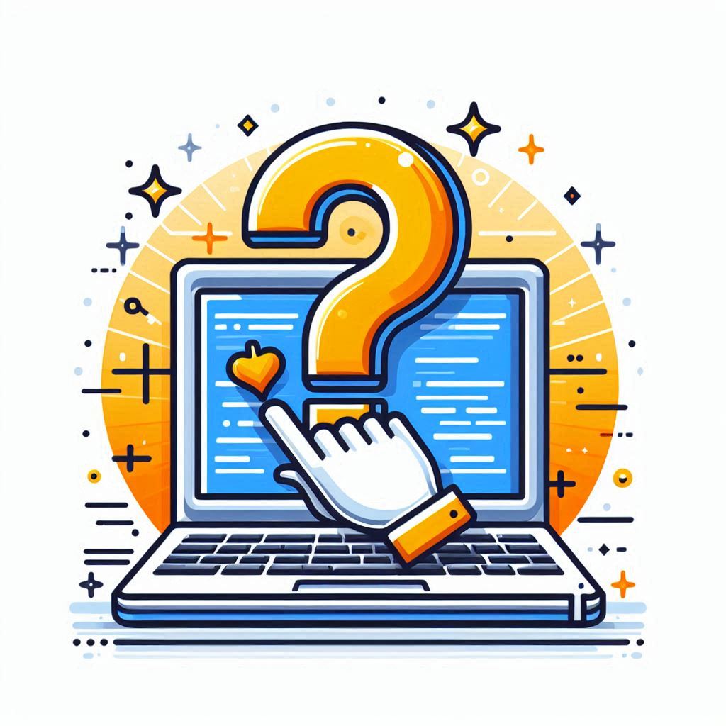 An illustration of a FAQ page